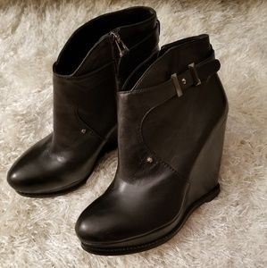 Sam Edelman Wedge Booties (NWOT)